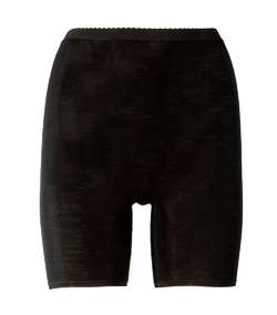 Wool And Silk Shorts Black