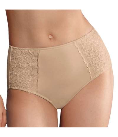 Havanna Highwaist Brief Beige – Beige brieftrosor från Anita