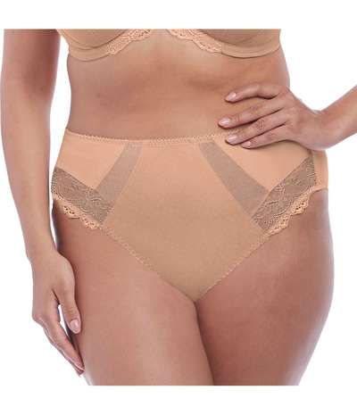 Meredith High Leg Brief Beige – Beige brieftrosor från Elomi