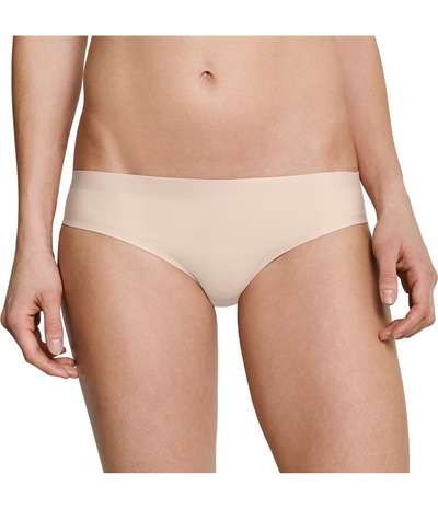 Invisible Cotton Brief Beige – Beige brieftrosor från Schiesser