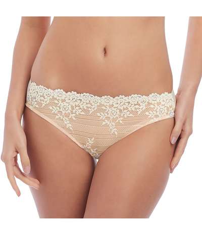 Embrace Lace Bikini Brief Skin – Beige brieftrosor från Wacoal