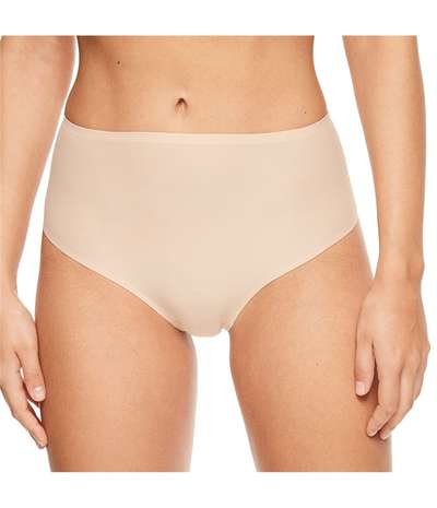 Soft Stretch High Waisted Thong Skin – Beige Stringtrosor från Chantelle