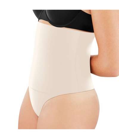 Tame Your Tummy High Waist Thong Beige – Beige Stringtrosor från Maidenform