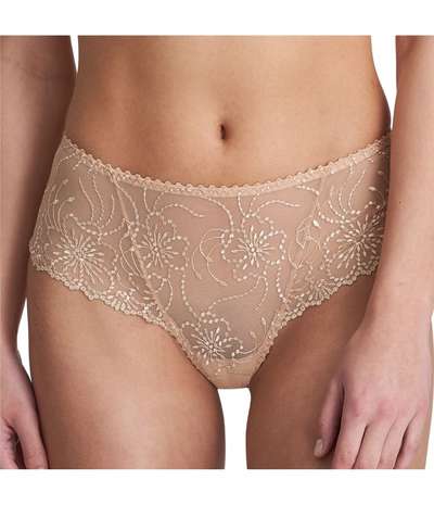 Jane Luxury Thong Beige – Beige Stringtrosor från Marie Jo