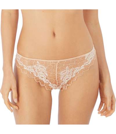 Lace Perfection Tanga Beige – Beige Stringtrosor från Wacoal