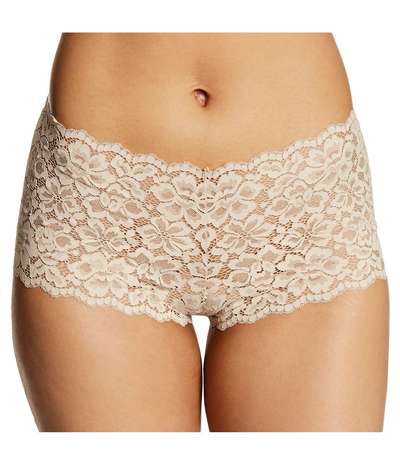 Sexy Lace Cheeky Boyshort Beige – Beige Trosor från Maidenform