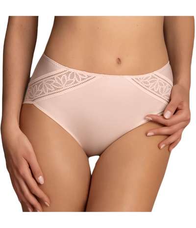 Selena High Waist Brief Lightpink – Rosa brieftrosor från Rosa Faia