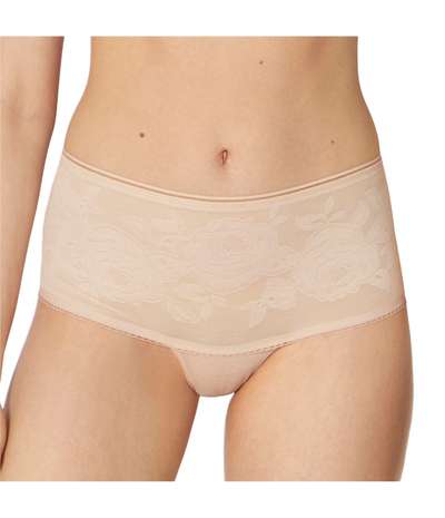 Wild Rose Sensation Bandeau Brief Beige – Rosa brieftrosor från Triumph