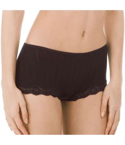 Etude Toujours Low Cut Panty Black – Svarta Boxertrosor från Calida