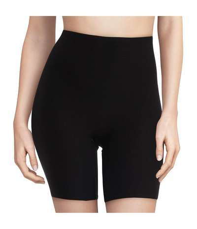 Soft Stretch High Waist Mid-Thigh Short Black – Svarta boxertrosor från Chantelle