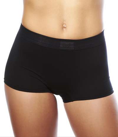 Double Comfort Short Black – Svarta boxertrosor från Sloggi