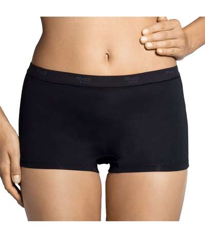 Sensual Fresh Shorts Black – Svarta boxertrosor från Sloggi