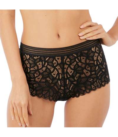 Raffine Short Black – Svarta boxertrosor från Wacoal