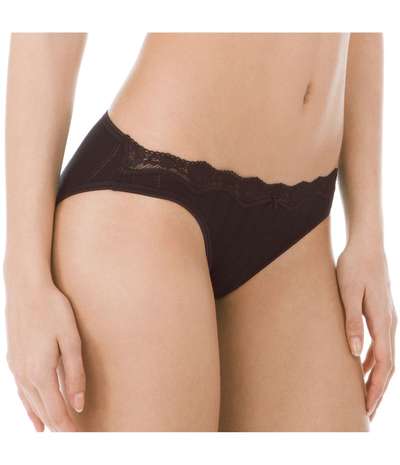 Etude Toujours Low Cut Brief Black – Svarta brieftrosor från Calida