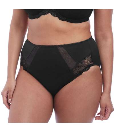 Meredith High Leg Brief Black – Svarta brieftrosor från Elomi