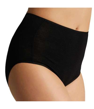 Juliana High Waist Brief Black – Svarta brieftrosor från Femilet