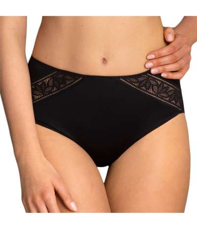 Selena High Waist Brief Black – Svarta brieftrosor från Rosa Faia