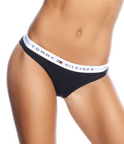 Iconic Cotton Bikini Black – Svarta Brieftrosor från Tommy Hilfiger