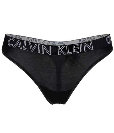 Ultimate Cotton Thong Black – Svarta Stringtrosor från Calvin Klein