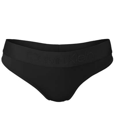 Tonal Logo Thong Black – Svarta Stringtrosor från Calvin Klein