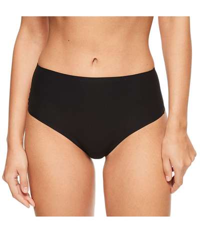 Soft Stretch High Waisted Thong Black – Svarta Stringtrosor från Chantelle