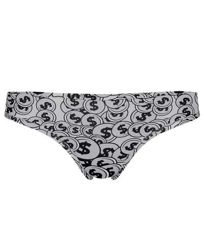 Women 800 Mill Seamless Thong Black/Silver-2 – Svarta Stringtrosor från Frank Dandy