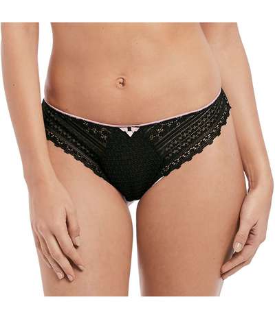 Daisy Lace Thong Black – Svarta Stringtrosor från Freya