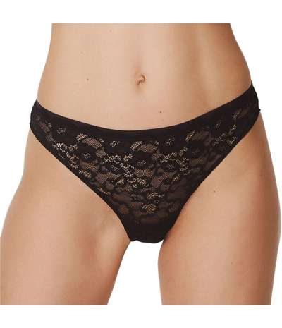 Color Studio Lace Thong Black – Svarta Stringtrosor från Marie Jo