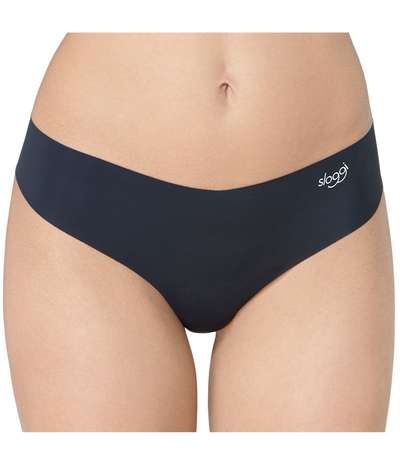 ZERO Microfibre Hipstring Black – Svarta Stringtrosor från Sloggi