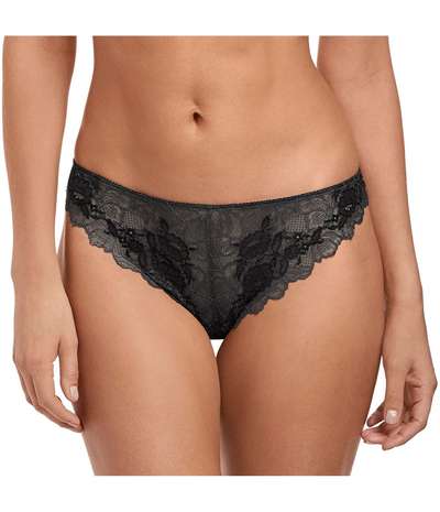 Lace Perfection Tanga Black – Svarta Stringtrosor från Wacoal