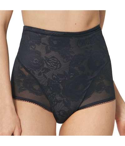 Wild Rose Sensation High Waist Panty Black – Svarta Trosor från Triumph