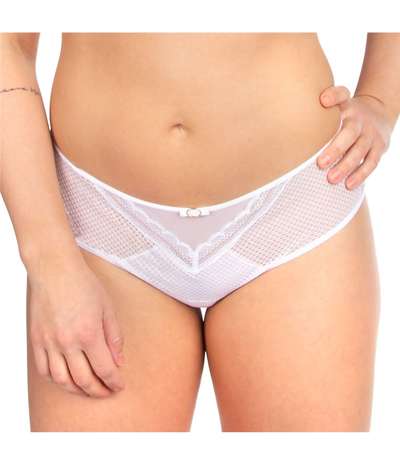 Parisian Allure Shorty White – Vita boxertrosor från Chantelle