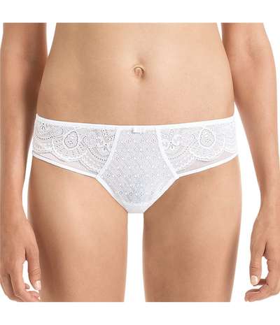 Selma Brazilian Shorty White – Vita boxertrosor från Rosa Faia