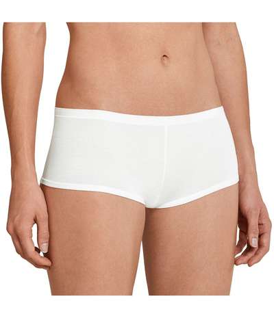 Personal Fit Shorts Ivory – Vita Boxertrosor från Schiesser