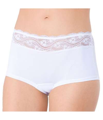 Lovely Micro Short White – Vita Boxertrosor från Triumph