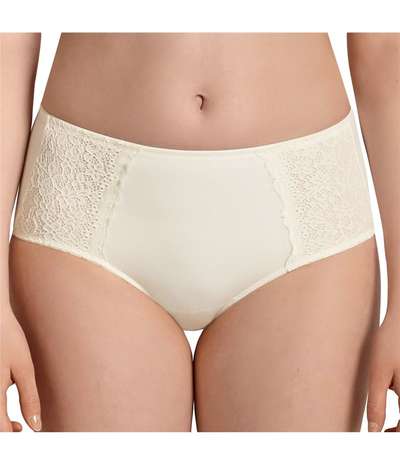 Havanna Highwaist Brief Ivory – Vita brieftrosor från Anita