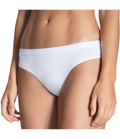 Natural Joy Brief White – Vita brieftrosor från Calida