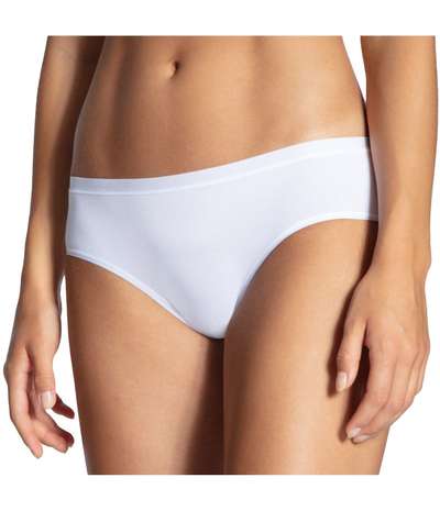 Natural Comfort Brief White – Vita brieftrosor från Calida