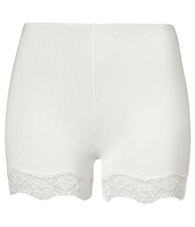 Lace Boxer Brief Ivory-2 – Vita brieftrosor från Damella