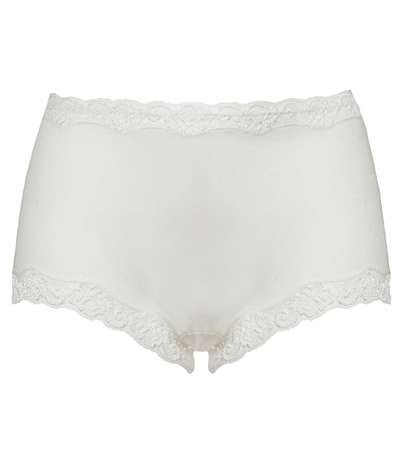 Silk Brief Ivory-2 – Vita brieftrosor från Damella