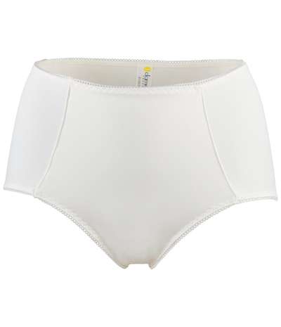 Microfiber Brief Ivory-2 – Vita brieftrosor från Damella