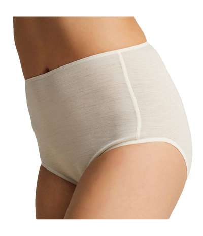 Juliana High Waist Brief Ivory-2 – Vita brieftrosor från Femilet