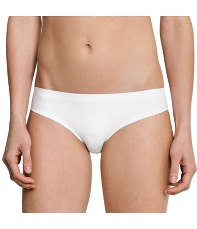 Invisible Cotton Brief White – Vita brieftrosor från Schiesser