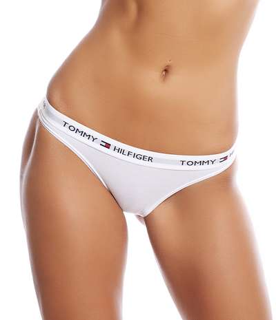 Iconic Cotton Bikini White – Vita Brieftrosor från Tommy Hilfiger