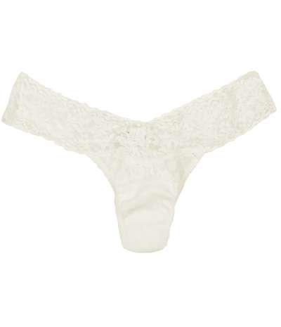 Low Rise Thong Ivory – Vita Stringtrosor från Hanky Panky