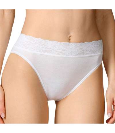 Lycraspitze Slip White 001 – Vita Trosor från Calida